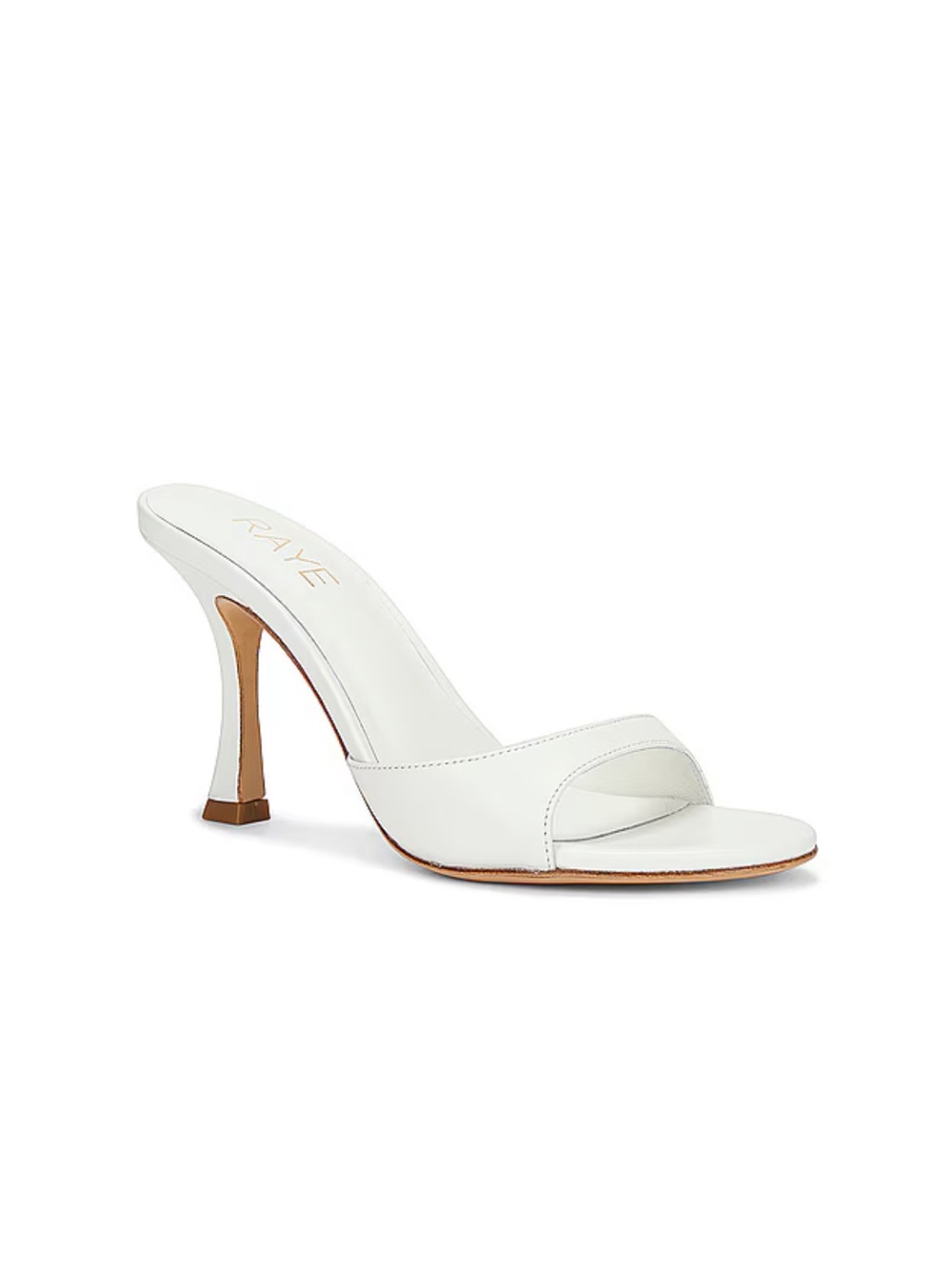 RAYE Alejandra white heels